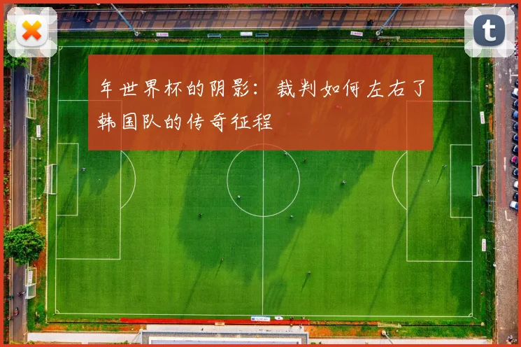 年世界杯的阴影：裁判如何左右了韩国队的传奇征程